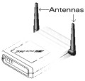 Omni-2 Rundstrahlende
integrierte Antenne