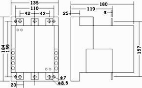 www.wvs-tech.de - vakuum schütze - serie CKJ(9)80-140 skizze