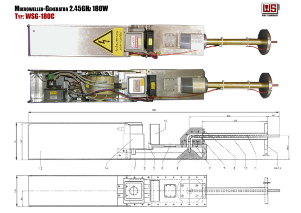 WMG-180 mit Abmessung